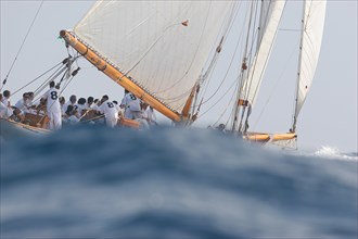Moonbeam IV lors des Voiles de St Tropez 2004