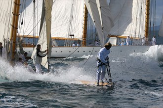 Moonbeam of Fife et Eleonora lors des Voiles de St Tropez 2005