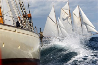 Sunshine dans la houle lors des Voiles de St Tropez 2005