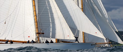 Voiliers classiques lors des Voiles de St Tropez 2005