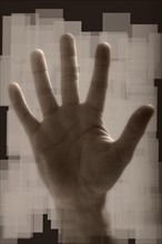 Closeup of a male hand.