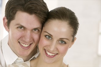 Portrait of a young couple.