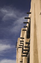 Adobe building in Santa Fe, New Mexico.