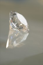 Extreme closeup of a diamond.