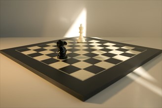 Chess board still life.