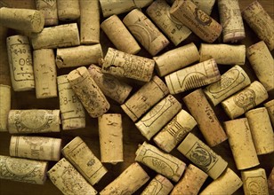 Still life of corks.