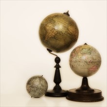 Antique globes.