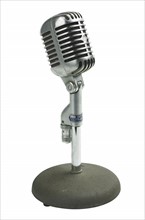 Still life of a microphone.