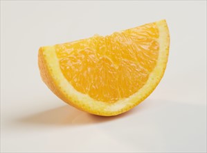 Closeup of orange slice.
