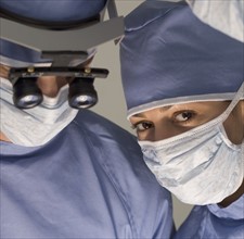 Medical team in surgery.