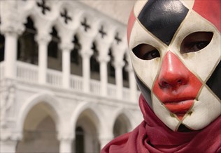 Carnival mask Venice Italy.