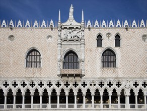 Doges' Palace on St Mark's Square/Piazza San Marco Venice Italy.