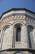 Window of Byzantine church Santa Fosca Torcello Italy.
