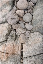 Boulders near Otter Cliffs Acadia Maine.