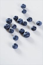 Still life of blueberries.