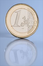 Sill life of Euro coin.