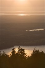 Sunset from Cadillac Mountain in Maine.