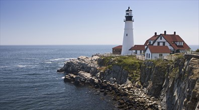 Portland Head Lighthouse Cape Elizabeth Maine.