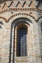 Window of Byzantine church of Santa Fosca Torcello Italy.