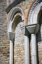 Byzantine arches Church of Santa Fosca Torcello Italy.