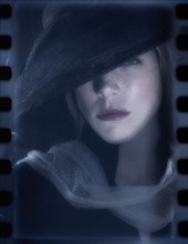 Portrait of a mysterious woman.