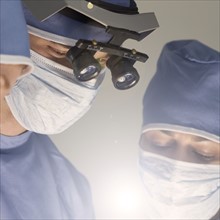 Medical team in surgery.