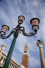 Campanile in the Piazza San Marco Venice Italy.