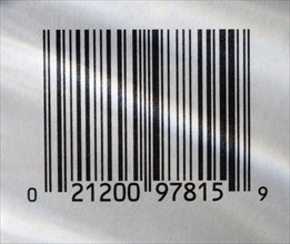 Closeup of barcode.