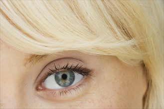 Closeup of a female eye.