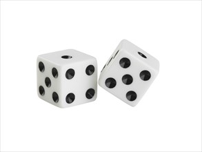 Still life of a pair of dice.
