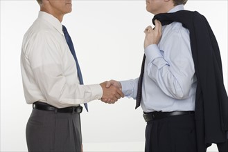 Businessmen shaking hands.
