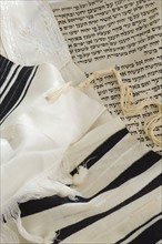 Still life of Torah and Talis.