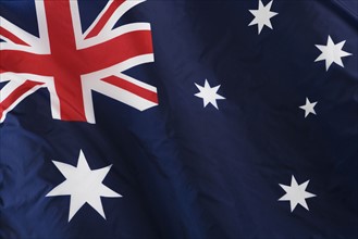 Close up of Australian flag.
