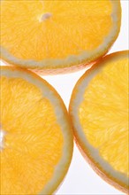 Close up of orange slices.