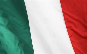 Close up of Italian flag.