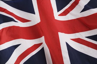 Close up of British flag.