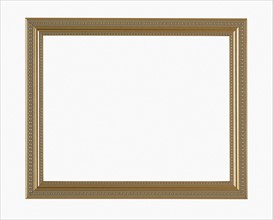 Studio shot of empty picture frame.
