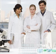 Group of scientists in laboratory.