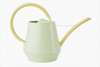 Close up of watering can.