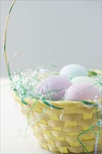 Easter eggs in a basket. Date : 2006