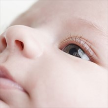 Close up of baby’s face. Date : 2006