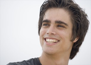 Close up of young man smiling. Date : 2006
