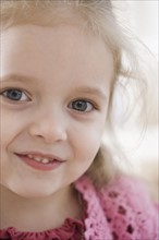 Close up of girl smiling. Date : 2007