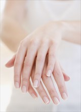 Close up of woman’s hands. Date : 2007