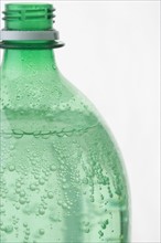 Profile of green plastic soda bottle. Date : 2006