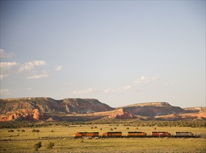 Train passing through New Mexico USA. Date : 2006