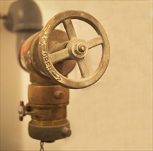 Close up of water valve. Date : 2007
