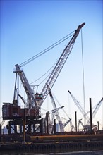 Cranes on dock. Date : 2007