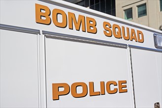 bomb squad truck. Date : 2007