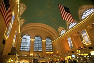 Interior view of Grand Central Station, New York City. Date : 2007